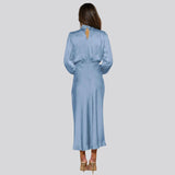 Nika - Midikleid aus Satin für Frauen