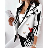 Lemma – Bunt bedruckter Damenblazer