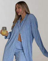 Nala - Frauen plissiert 2 Stück Hose Set