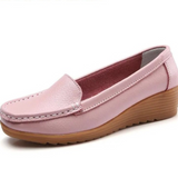 Jelo – drahtgewebte Leder-Loafer mit flacher Sohle