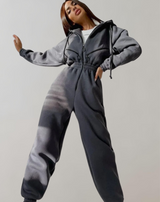 Gerda - Elegante Kapuzenpullover Jumpsuit