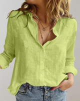 Addison - Freizeit Weiß Gelb Hemden