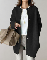 Keri™- Langärmelige Damen Strickjacke mit Knöpfen