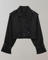 Saskia - Herbstlicher Trenchcoat Ärmeln