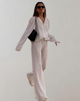 Nala - Frauen plissiert 2 Stück Hose Set