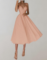 Daniza - Ärmellosesi Damen Elegantes s Kleid