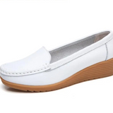 Jelo – drahtgewebte Leder-Loafer mit flacher Sohle