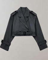 Saskia - Herbstlicher Trenchcoat Ärmeln