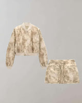 Adele - 2-teiliges Set mit gelber fleckiger