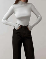 Alexia - Schlichter Rollkragenpullover