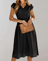 Alma - Schön sitzendes Kleid mit tiefem