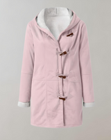 Aster - Lange und übergroße Jacke für Damen mit Innenimitat jacke