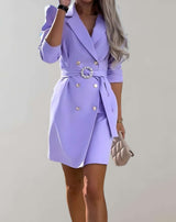 Beth - Minikleid mit tiefem V Ausschnitt