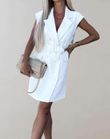 Beth - Minikleid mit tiefem V Ausschnitt