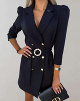 Beth - Minikleid mit tiefem V Ausschnitt