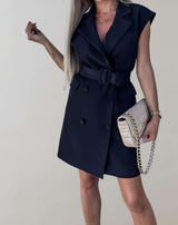 Beth - Minikleid mit tiefem V Ausschnitt