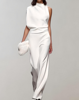 Britney - Schlichter Overall mit ärmellosem