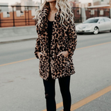 Victoria - Teddyjacke mit Pantherprint