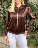 Stilvolles Klassisches Bomberjack mit Praktischen Taschen für Damen