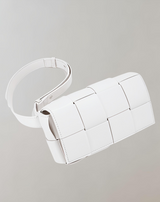 Xia - Geblockte Umhängetasche Vegan Leder Damen | Geflochtene Tasche Frauen