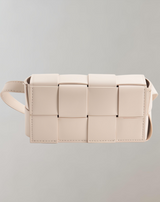 Xia - Geblockte Umhängetasche Vegan Leder Damen | Geflochtene Tasche Frauen