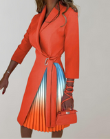 Bea – Damen-Plisseekleid