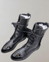 Ruth - Damenstiefel aus Lackleder