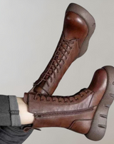 Ayumi™ - Damen Vintage Martin Stiefel