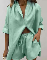 Cyrille - 2-teiliges Set mit übergroßem Poloshirt