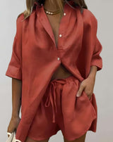 Cyrille - 2-teiliges Set mit übergroßem Poloshirt