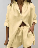 Cyrille - 2-teiliges Set mit übergroßem Poloshirt