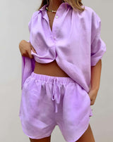 Cyrille - 2-teiliges Set mit übergroßem Poloshirt