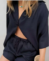 Cyrille - 2-teiliges Set mit übergroßem Poloshirt