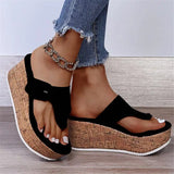 Elena - Plateau-Korksandalen mit verstellbarem Riemen