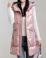 Darlene - Lange und bauschige Jacke mit