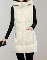 Darlene - Lange und bauschige Jacke mit