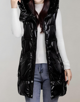 Darlene - Lange und bauschige Jacke mit