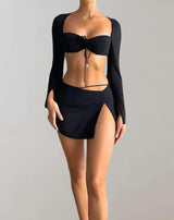 Krysta - 2-teiliges Set mit Bralette Oberteil