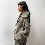 Affe| Hochwertiger Gestrickter Streetwear-Hoodie