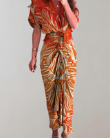 Lara - Langes figurbetontes Kleid mit