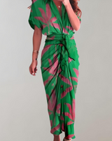 Lara - Langes figurbetontes Kleid mit