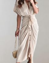 Lara - Langes figurbetontes Kleid mit