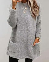 Makayla - Langer Strickpullover