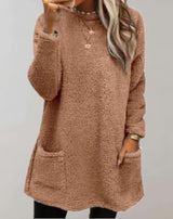 Makayla - Langer Strickpullover