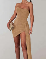 Marga - Mini Röhrenkleid mit langem