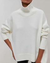 Marielle - Übergroßer Pullover mit Rollkragen