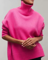 Marielle - Übergroßer Pullover mit Rollkragen