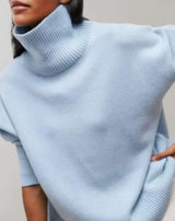 Marielle - Übergroßer Pullover mit Rollkragen