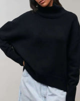 Marielle - Übergroßer Pullover mit Rollkragen