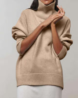 Marielle - Übergroßer Pullover mit Rollkragen